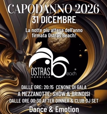 Capodanno 2026 Ostras Beach