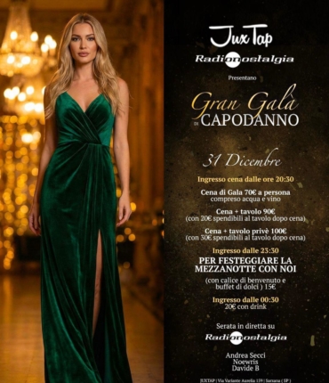 Capodanno 2026 Jux Tap